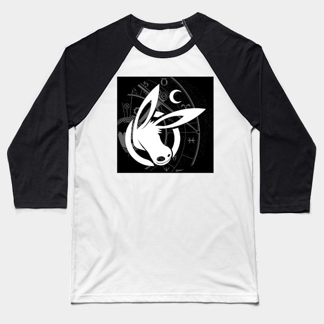 MOULE Head Logo Astrological Style Baseball T-Shirt by MOULE